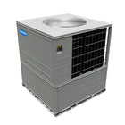 heat pump package unit for home HVAC system with outdoor condenser and all in one heating and cooling