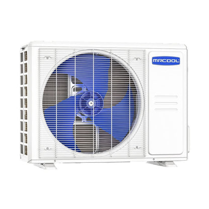 Side discharge design of MRCOOL VersaPro 2nd Gen 4 ton central ducted heat pump condenser