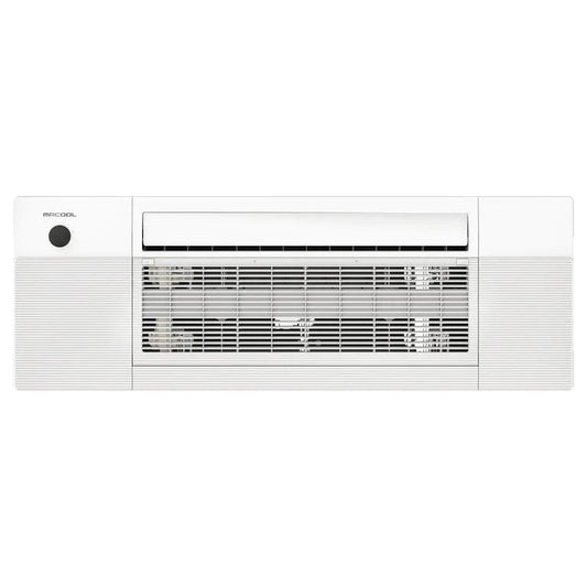 Modern MRCOOL DIY Series 12K BTU Ceiling Cassette mounted on a wall, providing cool air and comfort for indoor spaces.